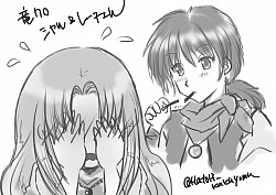 シャル＆レーチェル（ポッキーゲームver.）